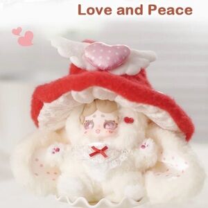 Lucky Deer Nai The Witch's Letter Series Plush Pendant- LOVE AND PEACE